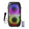 Esperanza Singer Bluetooth RGB Karaoke Speaker Black EP156