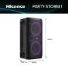 Hisense Party Storm1 300W Bluetooth Speaker + 2 Microphone Black 20016679