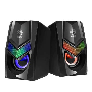 Marvo Havoc 10 2.0 Stereo RGB Gaming Speaker Black SG-118 Marvo Havoc 10 2.0 Stereo RGB Gaming Speaker Black SG-118