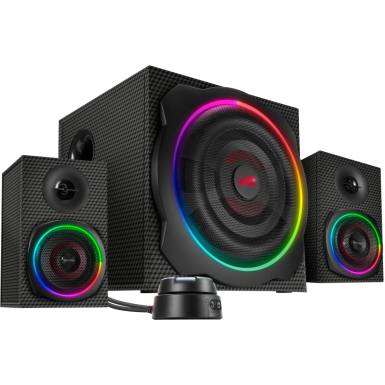 Speedlink Gravity Carbon RGB 2.1 Subwoofer System Black SL-830100-BK Speedlink Gravity Carbon RGB 2.1 Subwoofer System Black SL-830100-BK