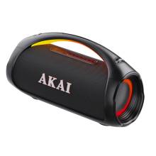 Akai 1.0 Waterproof Portable Bluetooth Speaker 110W Black WAVESTORMER