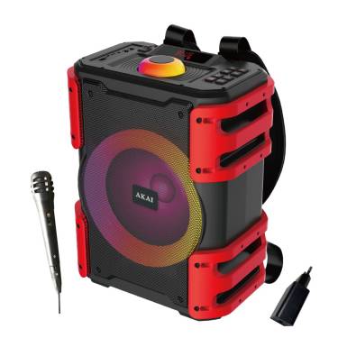 Akai 2.0 Portable Bluetooth Speaker 30W Black ABTS-V25 Akai 2.0 Portable Bluetooth Speaker 30W Black ABTS-V25