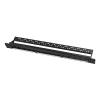 Logilink NK4065 19" patch panel for 24 keystone jacks 1U unloaded Black NK4065