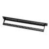 Logilink NK4065 19" patch panel for 24 keystone jacks 1U unloaded Black NK4065