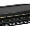 EQuip 48-Port Cat.6 Shielded Patch Panel Black 326449
