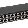 EQuip 48-Port Cat.6 Shielded Patch Panel Black 326449