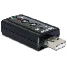 DeLock External Sound Adapter Virtual 7.1 USB Hangk&aacute;rtya 63926