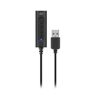 ACT AC9360 USB-A External Sound Card 2.0 USB Hangkártya AC9360 ACT AC9360 USB-A External Sound Card 2.0 USB Hangkártya AC9360