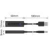 ACT AC9360 USB-A External Sound Card 2.0 USB Hangkártya AC9360