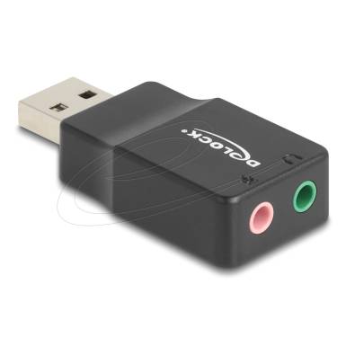DeLock External Plug & Play 2.0 USB Hangkártya 66634 DeLock External Plug & Play 2.0 USB Hangkártya 66634