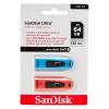 Sandisk 64GB Ultra USB3.0 Blue/Red (2-pack) SDCZ48-064G-G46BR2