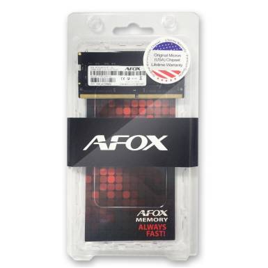 AFOX 8GB DDR4 2666MHz SODIMM AFSD48FK1P AFOX 8GB DDR4 2666MHz SODIMM AFSD48FK1P