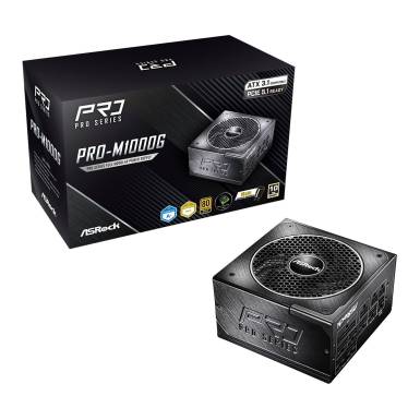 ASRock 1000W 80+ Gold Pro Series PRO-M1000G PRO-M1000G ASRock 1000W 80+ Gold Pro Series PRO-M1000G PRO-M1000G