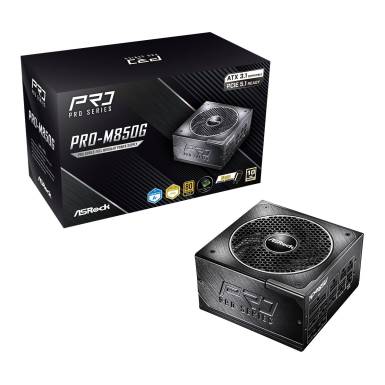 ASRock 850W 80+ Gold Pro Series PRO-M850G PRO-M850G ASRock 850W 80+ Gold Pro Series PRO-M850G PRO-M850G