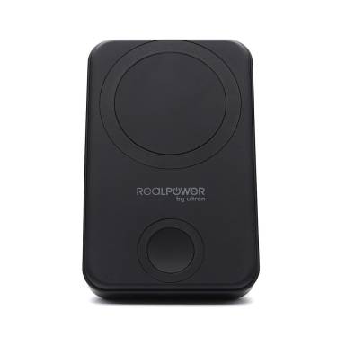 Realpower Powerbank PB-10000 MAG+Watch Black 444408 Realpower Powerbank PB-10000 MAG+Watch Black 444408