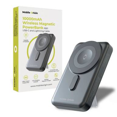 Mobile Origin Wireless 10000mAh PowerBank Black MO-WMP-PB11