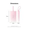 Vention 10000mAh Power Bank Gradient Pink FHZP0