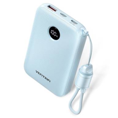 Vention 10000mAh Power Bank Blue FKAL0-C Vention 10000mAh Power Bank Blue FKAL0-C