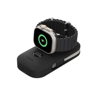 Belkin BoostCharge Pro 10000mAh PowerBank with Apple Watch Charger Black BPD012HQBK Belkin BoostCharge Pro 10000mAh PowerBank with Apple Watch Charger Black BPD012HQBK