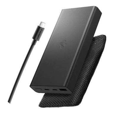 Spigen EA3020 Essential 20000mAh Power Bank Black ABA09433 Spigen EA3020 Essential 20000mAh Power Bank Black ABA09433