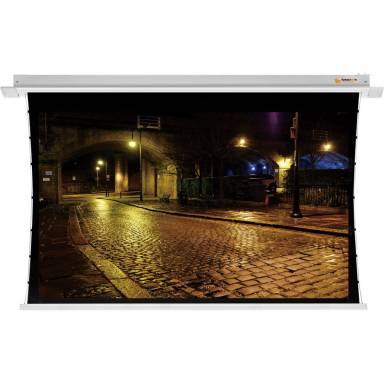 Funscreen Pro Matt White Tensioned Motor 156x260 cm Format 16:10 Premium Plus In-Ceiling funP.ICT.161.260.MW