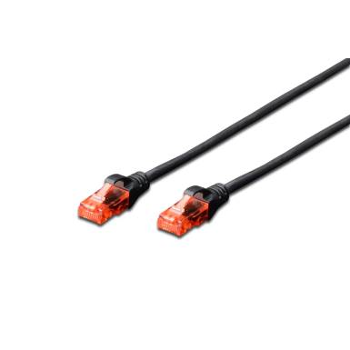 Digitus CAT6 U-UTP Patch Cable 0,25m Black DK-1617-0025/BL Digitus CAT6 U-UTP Patch Cable 0,25m Black DK-1617-0025/BL