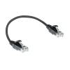 ACT CAT6 U-UTP Patch Cable 0,15m Black DC9930