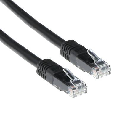 ACT CAT6A U-UTP Patch Cable 3m Black IB3503 ACT CAT6A U-UTP Patch Cable 3m Black IB3503