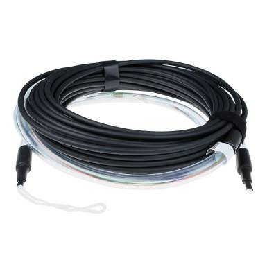 ACT Multimode 50/125 OM4 indoor/outdoor cable 4 fibers with LC connectors 20m Black RL2202 ACT Multimode 50/125 OM4 indoor/outdoor cable 4 fibers with LC connectors 20m Black RL2202
