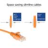 ACT CAT6 U-UTP Patch Cable 0,25m Orange DC9152