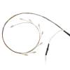 ACT Multimode 50/125 OM4 indoor/outdoor cable 8 fibers with LC connectors 30m Black RL4303
