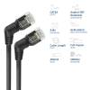 ACT CAT6A U-FTP Patch Cable 0,5m Black DD1900