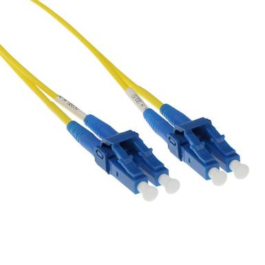 ACT LSZH Singlemode 9/125 OS2 short boot fiber patch cable duplex with LC connectors 3m Yellow RL1703 ACT LSZH Singlemode 9/125 OS2 short boot fiber patch cable duplex with LC connectors 3m Yellow RL1703