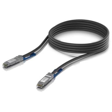 Ubiquiti 100G Direct Attach Cable 3m Black UACC-DAC-QSFP28-3M