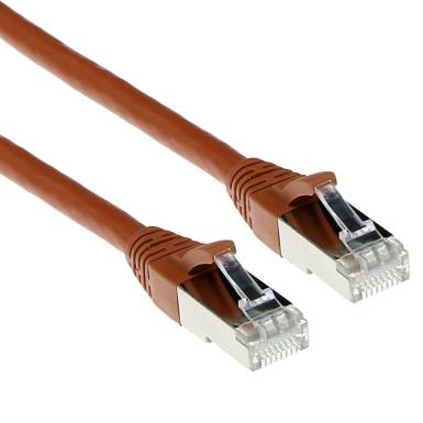 ACT CAT6A S-FTP Patch Cable 3m Brown FB2203 ACT CAT6A S-FTP Patch Cable 3m Brown FB2203