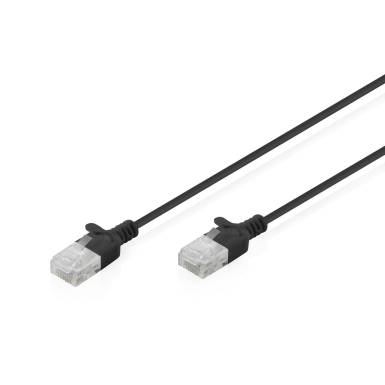Digitus CAT6 U-UTP Patch Cable 5m Black DK-1618-050S-BL Digitus CAT6 U-UTP Patch Cable 5m Black DK-1618-050S-BL