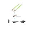 EQuip LC to LC Fiber Optic Patch Cable 2m Green 255712