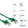 ACT CAT6A S-FTP Patch Cable 5m Green DB7705