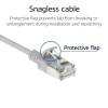 ACT CAT6A S-FTP Patch Cable 0,5m Grey DB7000