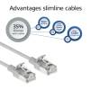 ACT CAT6A S-FTP Patch Cable 3m Grey DB7003