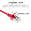 ACT CAT6A S-FTP Patch Cable 0,25m Red DB7552