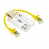 ACT CAT6A S-FTP Patch Cable 0,25m Yellow DB7852
