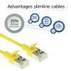 ACT CAT6A S-FTP Patch Cable 0,5m Yellow DB7800