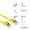 ACT CAT6A S-FTP Patch Cable 7m Yellow DB7807