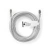 Nedis CAT6a SF-UTP Patch Cable 7,5m Grey CCGT85320GY75
