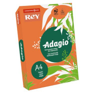 REY Másolópapír, színes, A4, 80 g, REY "Adagio", intenzív narancssárga