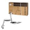 Logilink BP0040 13"-32" Sit-Stand Workstation Monitor Desk Mount Silver BP0040