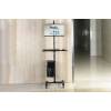 Digitus DA-90374 Mobile Workstation With Individual Height Adjustment Black DA-90374