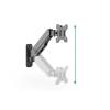 Digitus DA-90396 Universal Single Monitor Mount with Gas Spring Wall Mount Black DA-90396