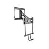 EQuip 43"-70" Pull-Down TV Wall Mount Bracket Black 650326